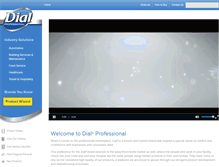 Tablet Screenshot of dialprofessional.com